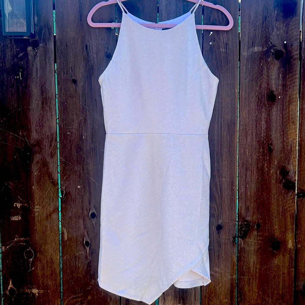 Silver dress brand new size 8 Topshop